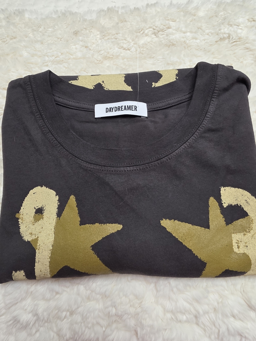 Johnny Cash Graphic Tee - Charcoal with Gold Print - Picture 4 of 5